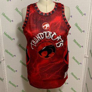 Headgear Classics Basketball Jersey HGC ThunderCats Lightning Red Black Mens XL